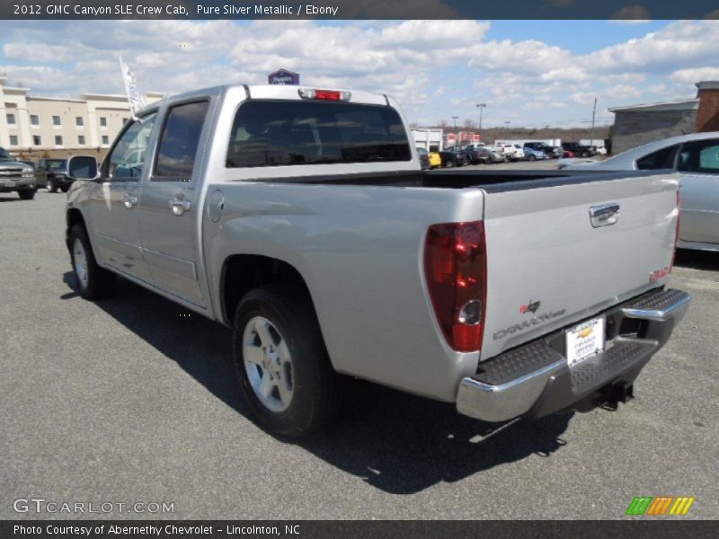 Pure Silver Metallic / Ebony 2012 GMC Canyon SLE Crew Cab