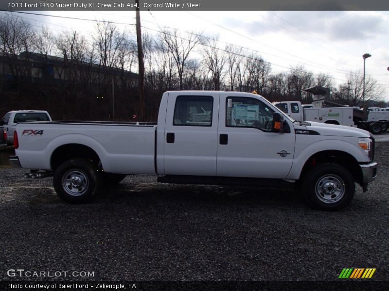 Oxford White / Steel 2013 Ford F350 Super Duty XL Crew Cab 4x4