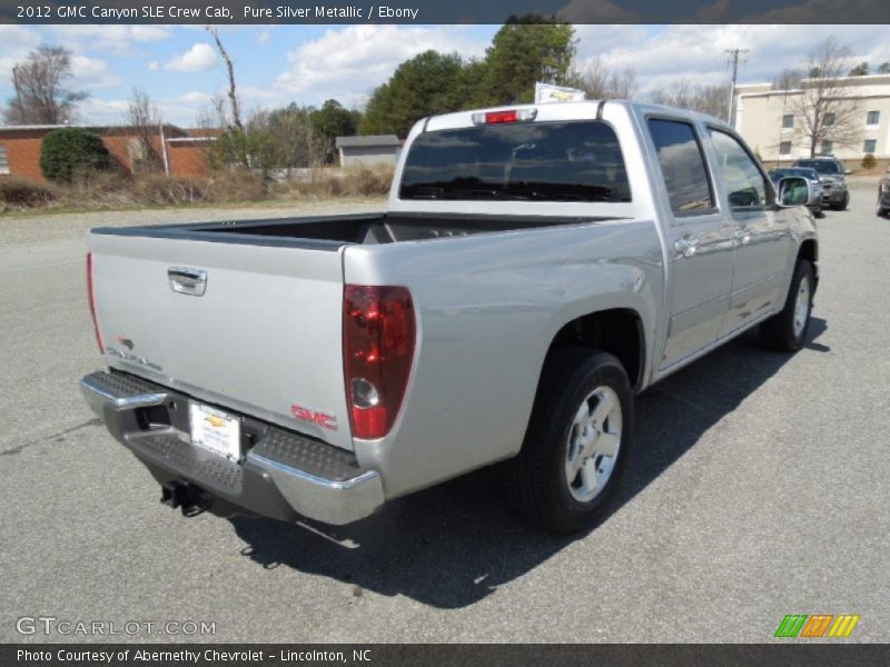 Pure Silver Metallic / Ebony 2012 GMC Canyon SLE Crew Cab