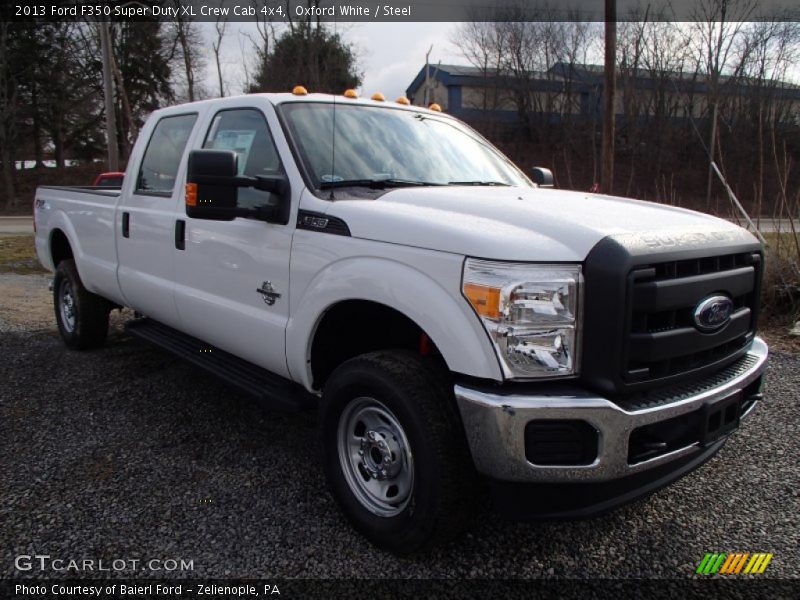 Front 3/4 View of 2013 F350 Super Duty XL Crew Cab 4x4