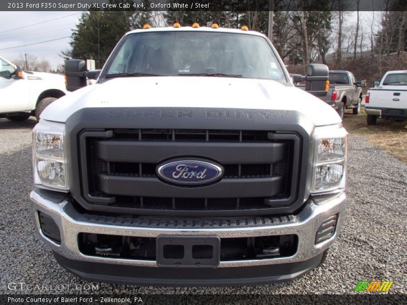 Oxford White / Steel 2013 Ford F350 Super Duty XL Crew Cab 4x4