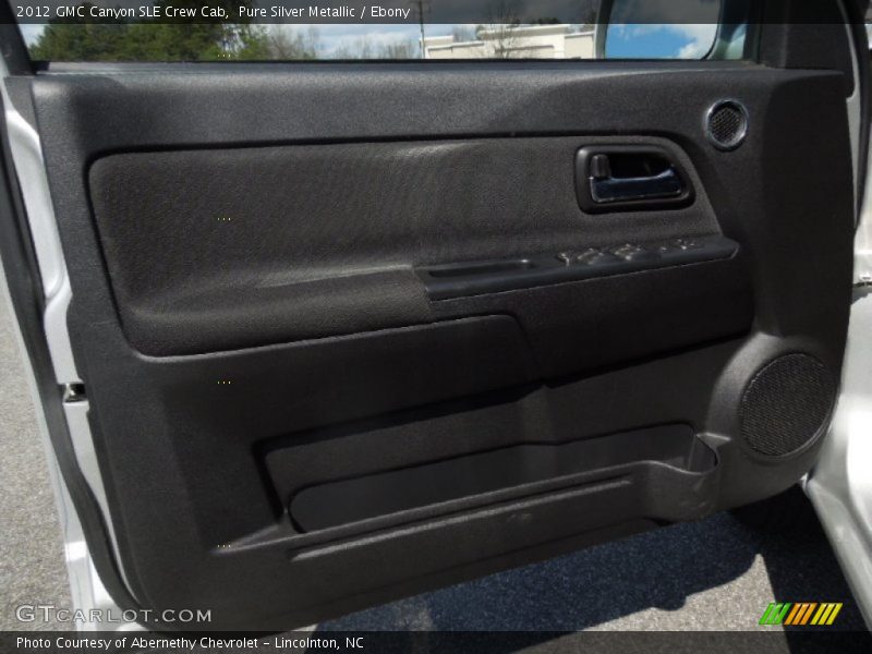 Pure Silver Metallic / Ebony 2012 GMC Canyon SLE Crew Cab