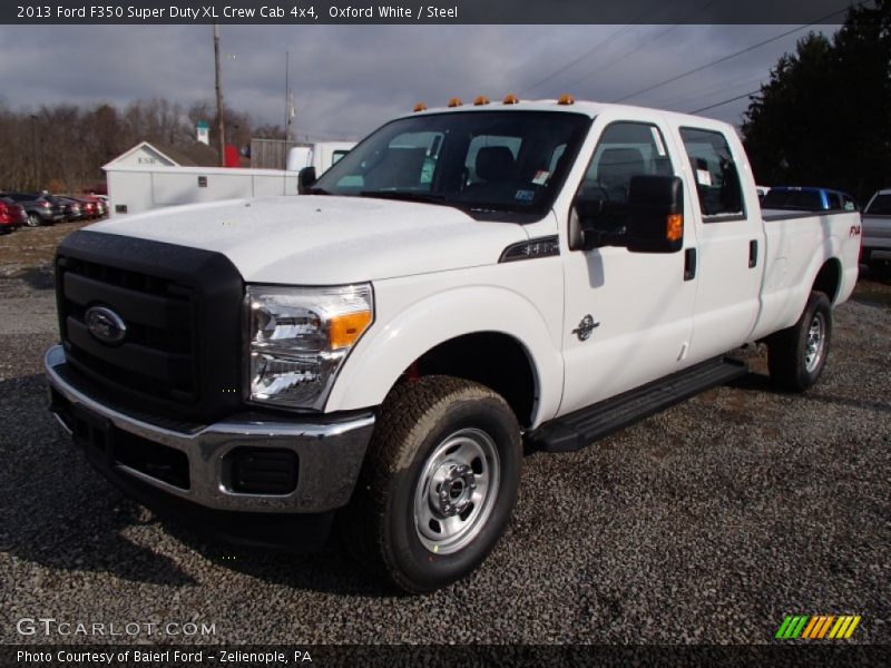 Front 3/4 View of 2013 F350 Super Duty XL Crew Cab 4x4