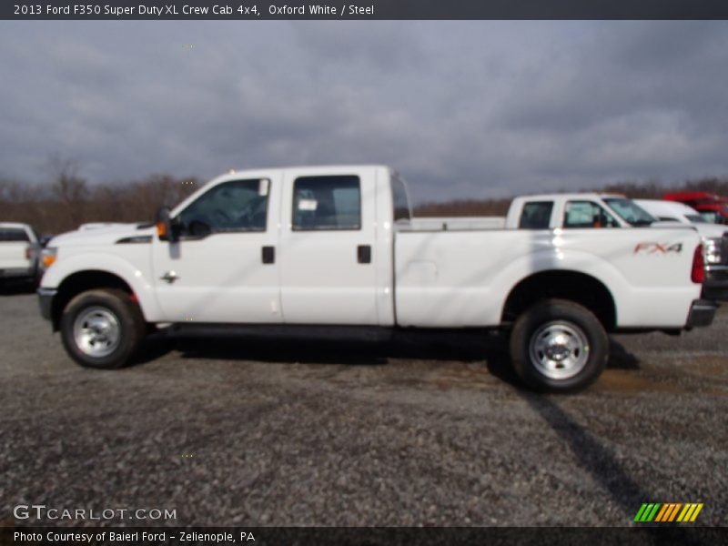 Oxford White / Steel 2013 Ford F350 Super Duty XL Crew Cab 4x4