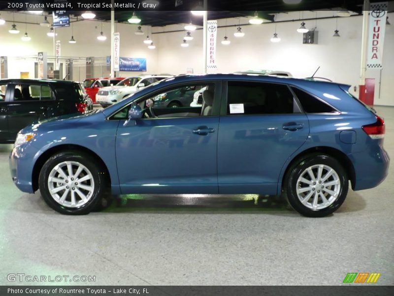 Tropical Sea Metallic / Gray 2009 Toyota Venza I4