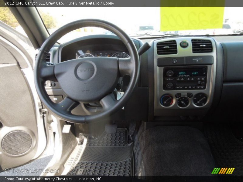 Pure Silver Metallic / Ebony 2012 GMC Canyon SLE Crew Cab