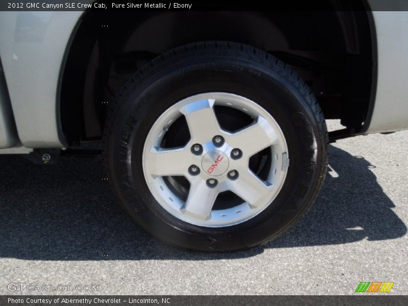 Pure Silver Metallic / Ebony 2012 GMC Canyon SLE Crew Cab