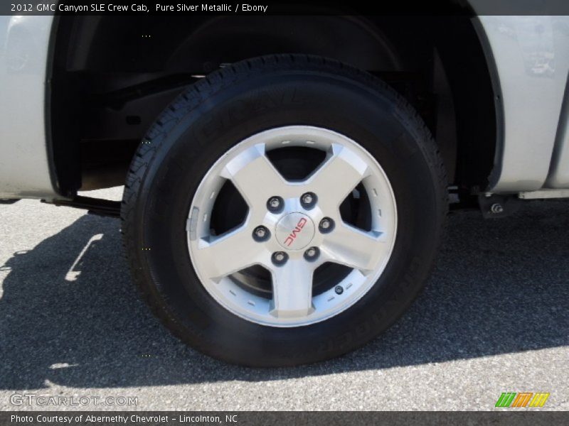 Pure Silver Metallic / Ebony 2012 GMC Canyon SLE Crew Cab