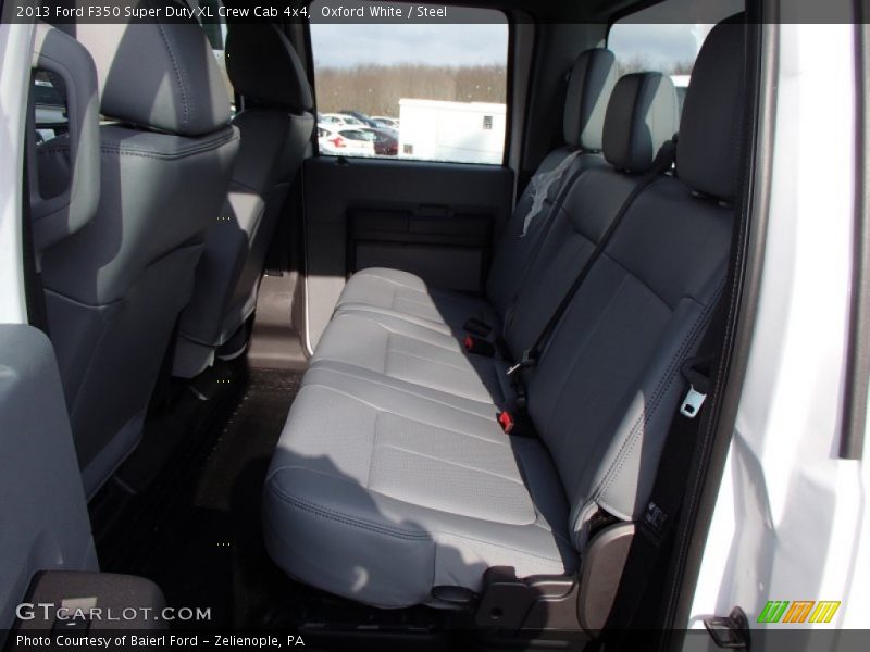 Oxford White / Steel 2013 Ford F350 Super Duty XL Crew Cab 4x4