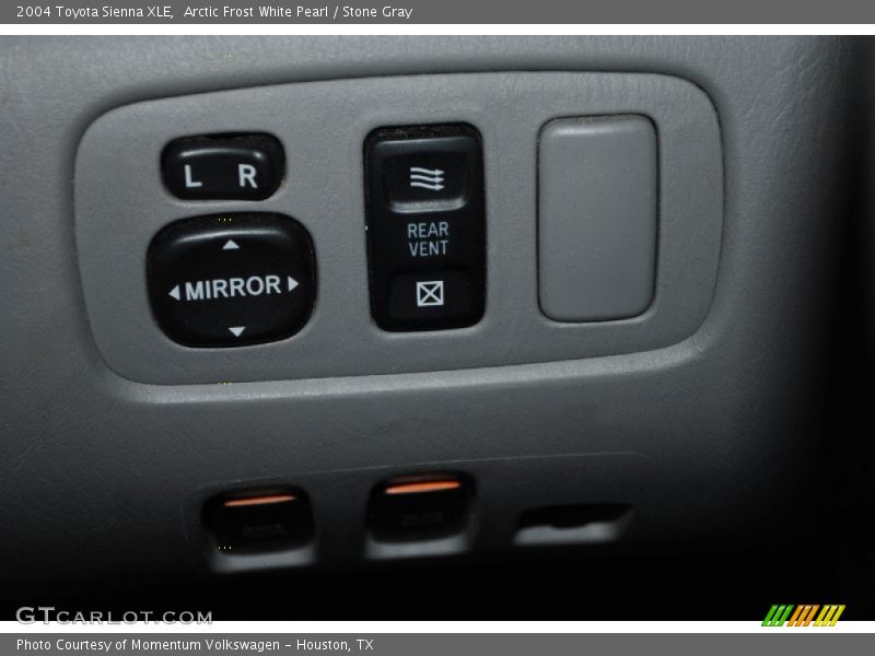 Arctic Frost White Pearl / Stone Gray 2004 Toyota Sienna XLE