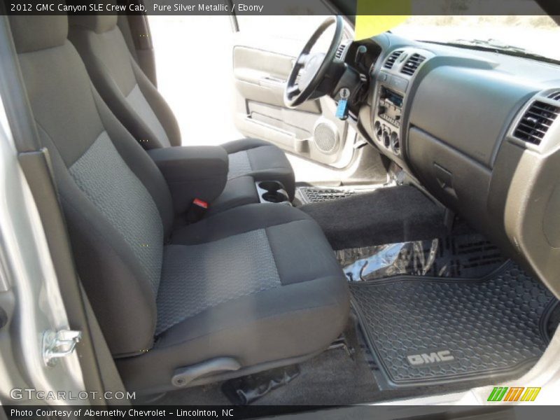 Pure Silver Metallic / Ebony 2012 GMC Canyon SLE Crew Cab