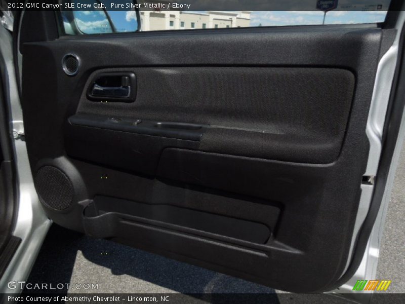 Pure Silver Metallic / Ebony 2012 GMC Canyon SLE Crew Cab