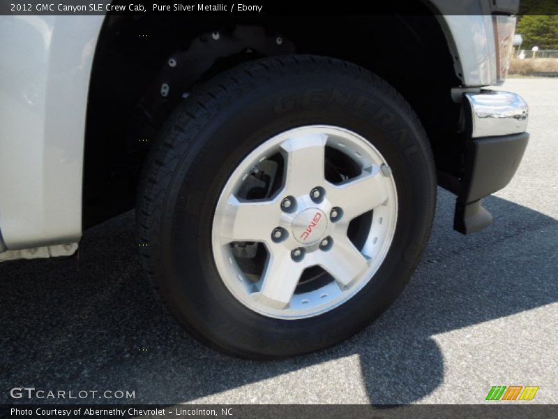 Pure Silver Metallic / Ebony 2012 GMC Canyon SLE Crew Cab