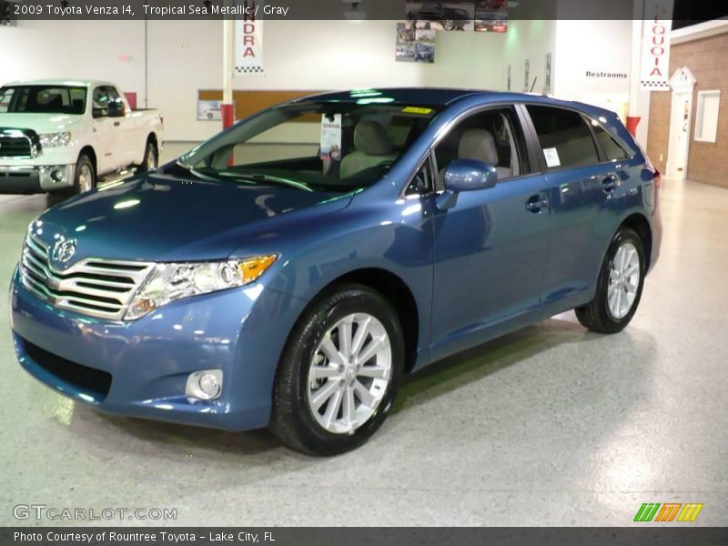 Tropical Sea Metallic / Gray 2009 Toyota Venza I4