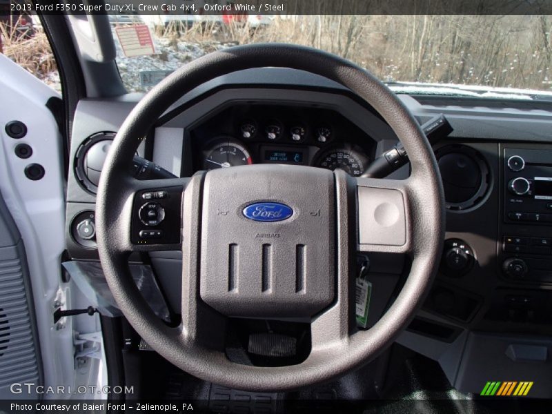Oxford White / Steel 2013 Ford F350 Super Duty XL Crew Cab 4x4