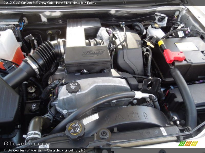Pure Silver Metallic / Ebony 2012 GMC Canyon SLE Crew Cab