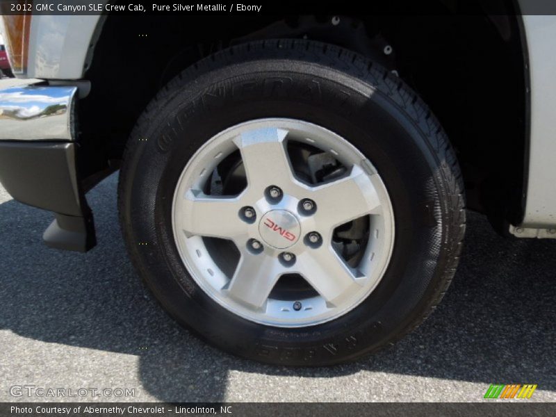 Pure Silver Metallic / Ebony 2012 GMC Canyon SLE Crew Cab