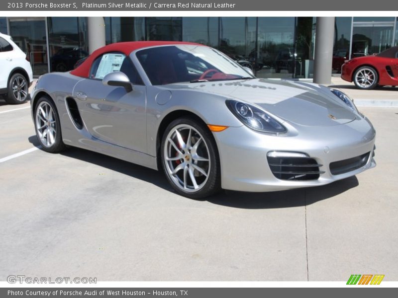 Front 3/4 View of 2013 Boxster S