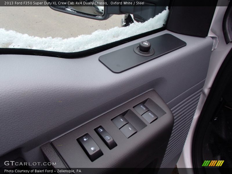 Oxford White / Steel 2013 Ford F350 Super Duty XL Crew Cab 4x4 Dually Chassis