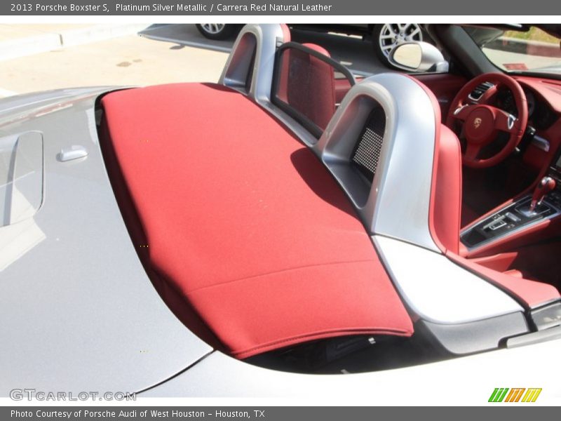 Platinum Silver Metallic / Carrera Red Natural Leather 2013 Porsche Boxster S