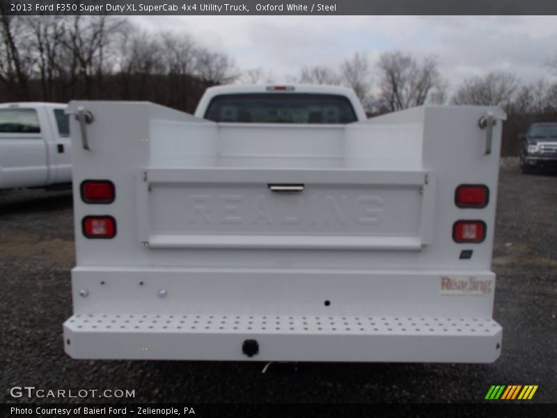 Oxford White / Steel 2013 Ford F350 Super Duty XL SuperCab 4x4 Utility Truck