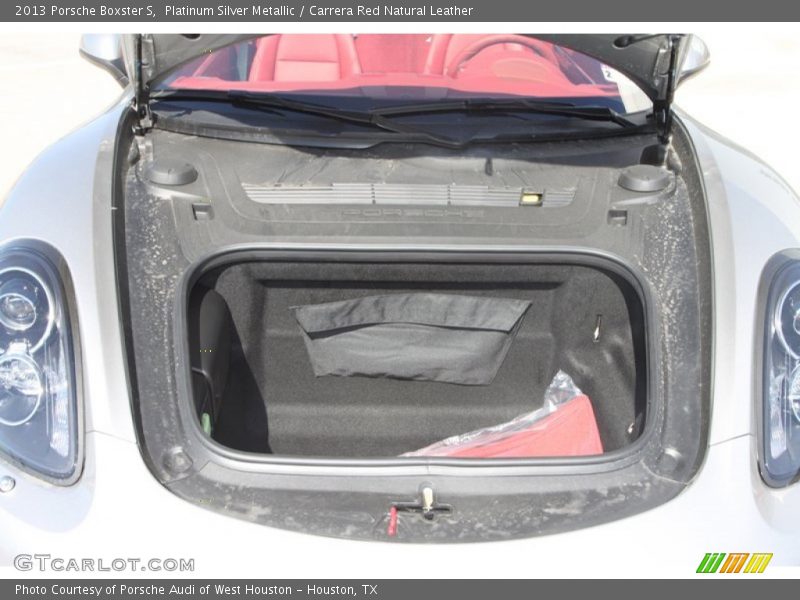  2013 Boxster S Trunk