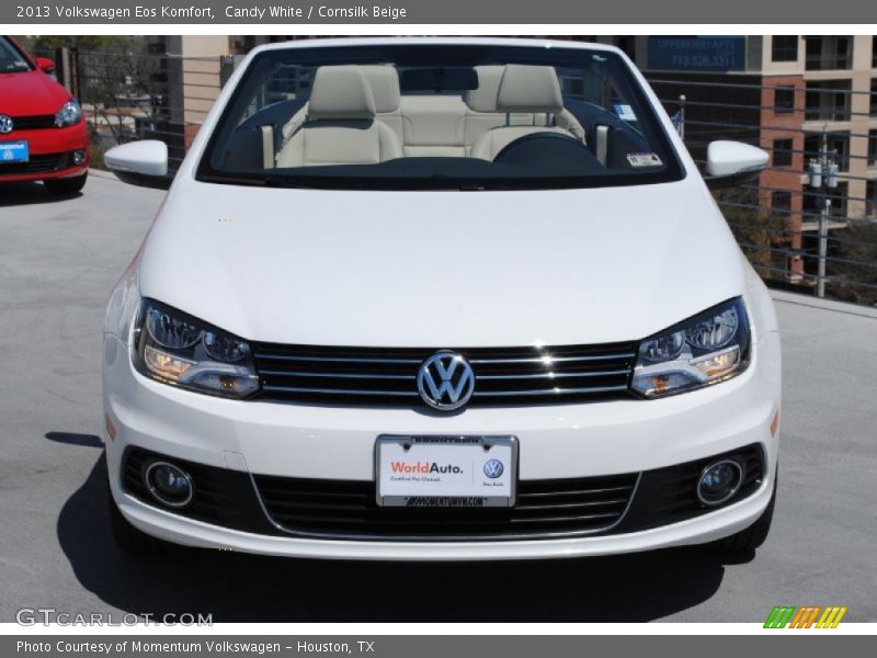 Candy White / Cornsilk Beige 2013 Volkswagen Eos Komfort