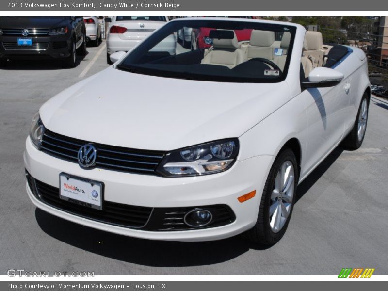 Candy White / Cornsilk Beige 2013 Volkswagen Eos Komfort