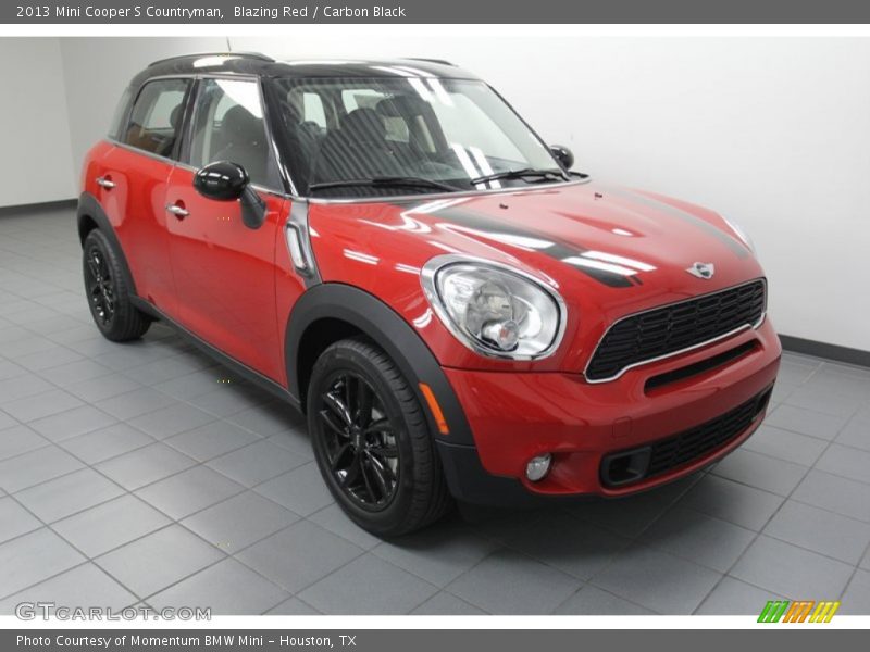 Blazing Red / Carbon Black 2013 Mini Cooper S Countryman
