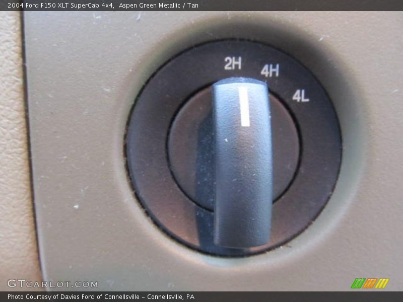 Aspen Green Metallic / Tan 2004 Ford F150 XLT SuperCab 4x4