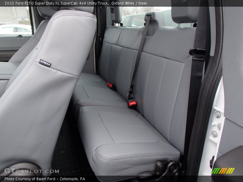 Oxford White / Steel 2013 Ford F350 Super Duty XL SuperCab 4x4 Utility Truck
