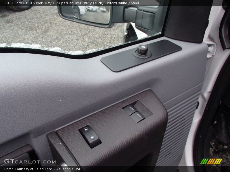 Oxford White / Steel 2013 Ford F350 Super Duty XL SuperCab 4x4 Utility Truck