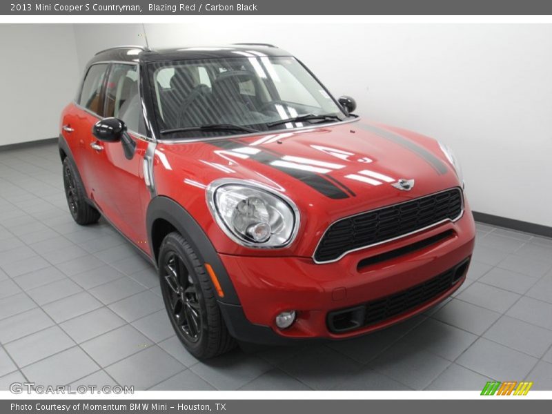 Blazing Red / Carbon Black 2013 Mini Cooper S Countryman