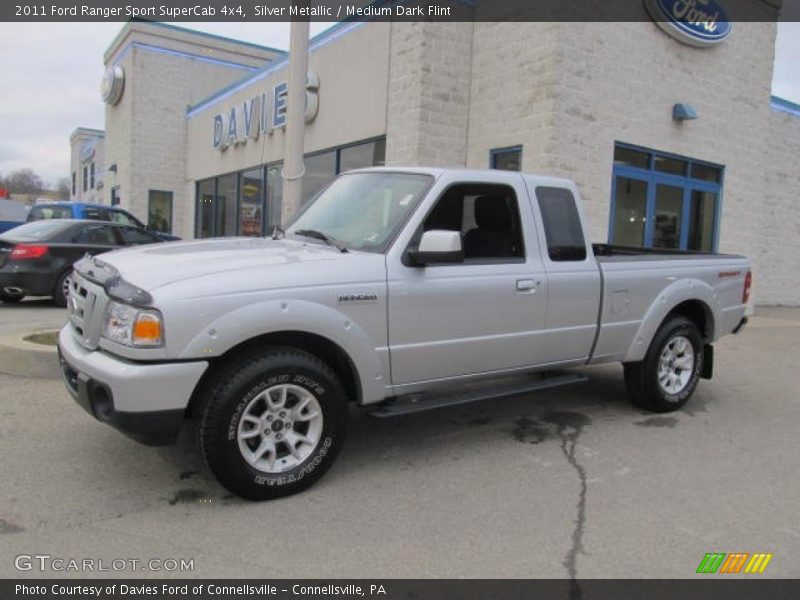 Silver Metallic / Medium Dark Flint 2011 Ford Ranger Sport SuperCab 4x4