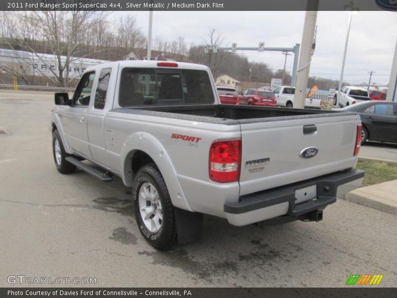  2011 Ranger Sport SuperCab 4x4 Silver Metallic