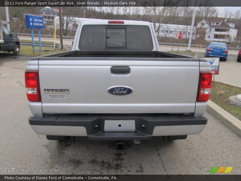 Silver Metallic / Medium Dark Flint 2011 Ford Ranger Sport SuperCab 4x4