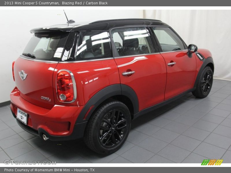 Blazing Red / Carbon Black 2013 Mini Cooper S Countryman