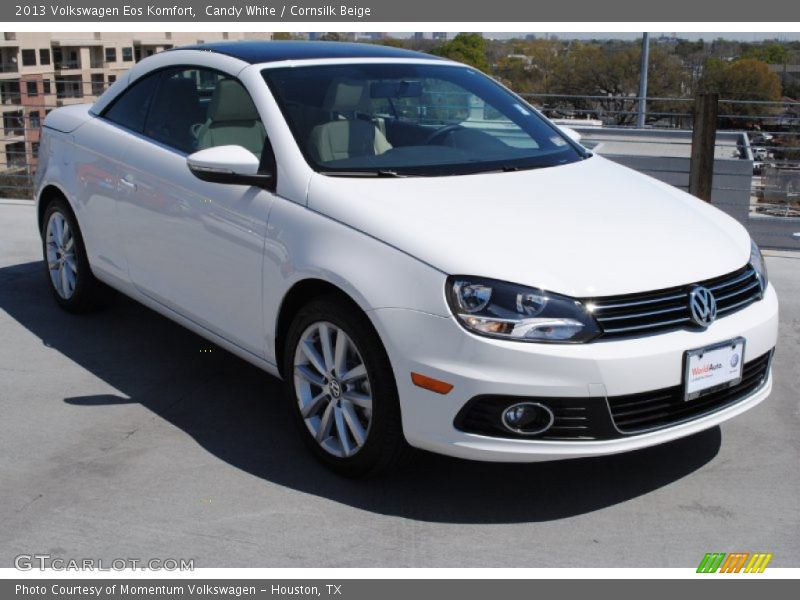 Candy White / Cornsilk Beige 2013 Volkswagen Eos Komfort