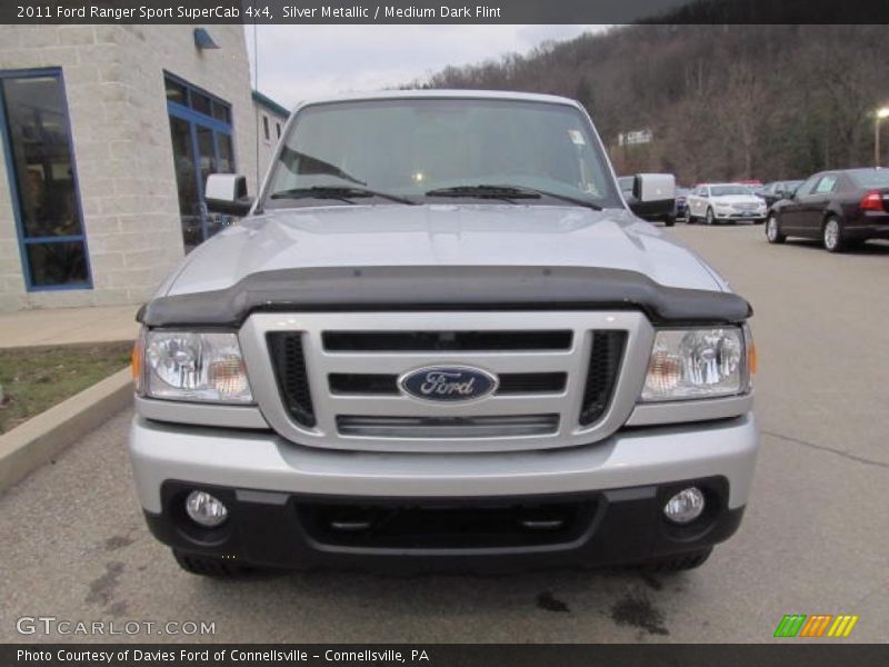 Silver Metallic / Medium Dark Flint 2011 Ford Ranger Sport SuperCab 4x4