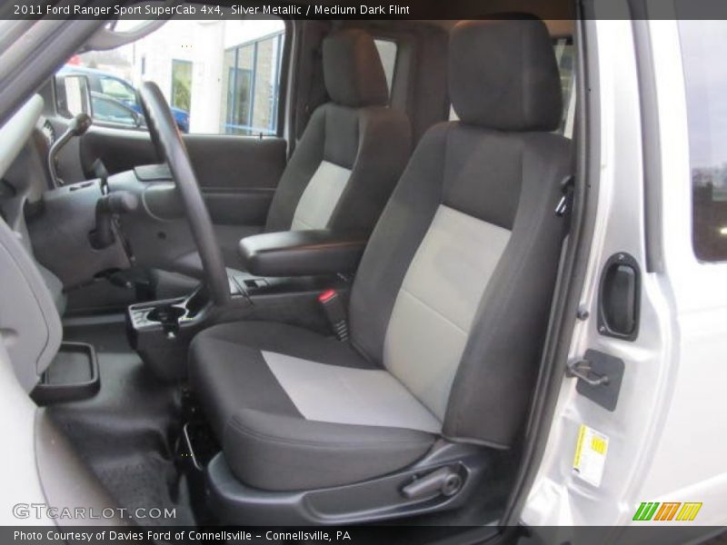 Front Seat of 2011 Ranger Sport SuperCab 4x4