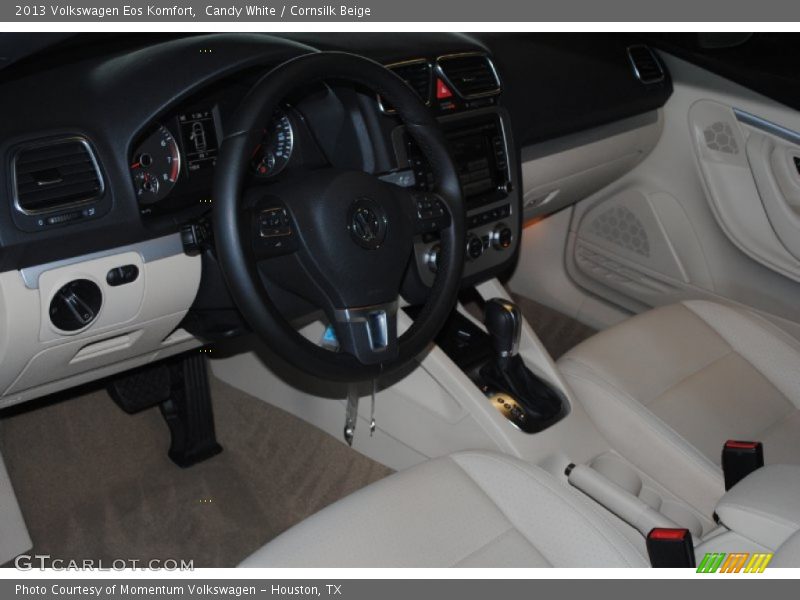 Candy White / Cornsilk Beige 2013 Volkswagen Eos Komfort