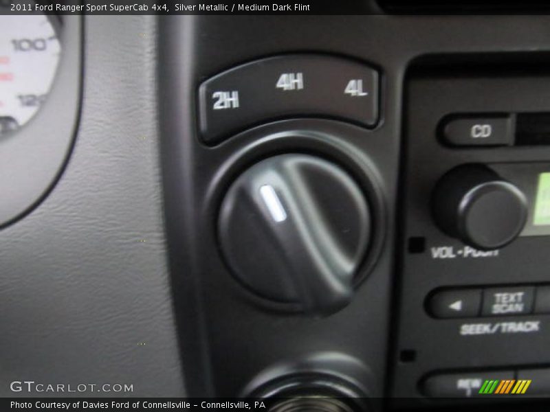 Controls of 2011 Ranger Sport SuperCab 4x4