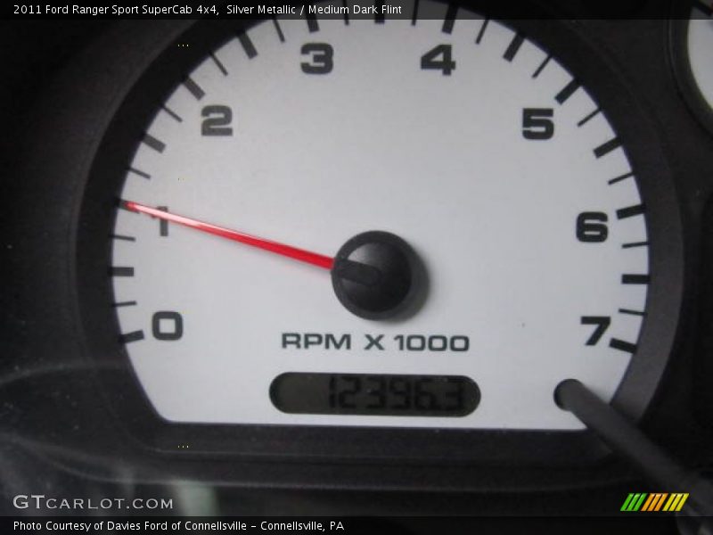 Silver Metallic / Medium Dark Flint 2011 Ford Ranger Sport SuperCab 4x4