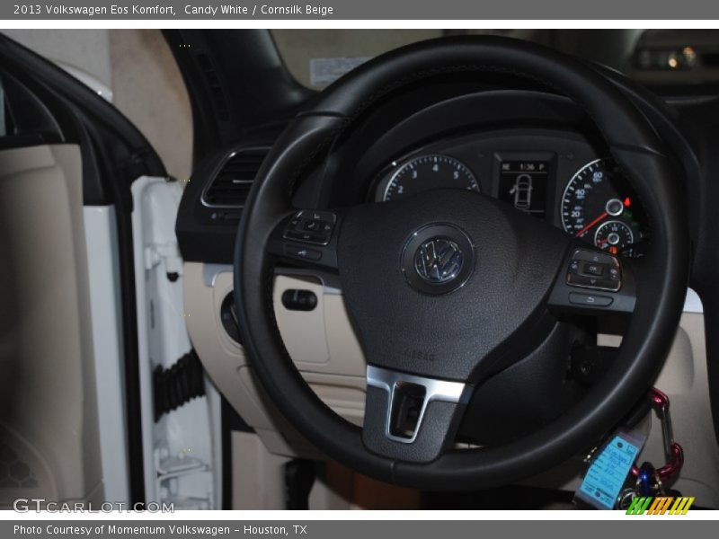 Candy White / Cornsilk Beige 2013 Volkswagen Eos Komfort