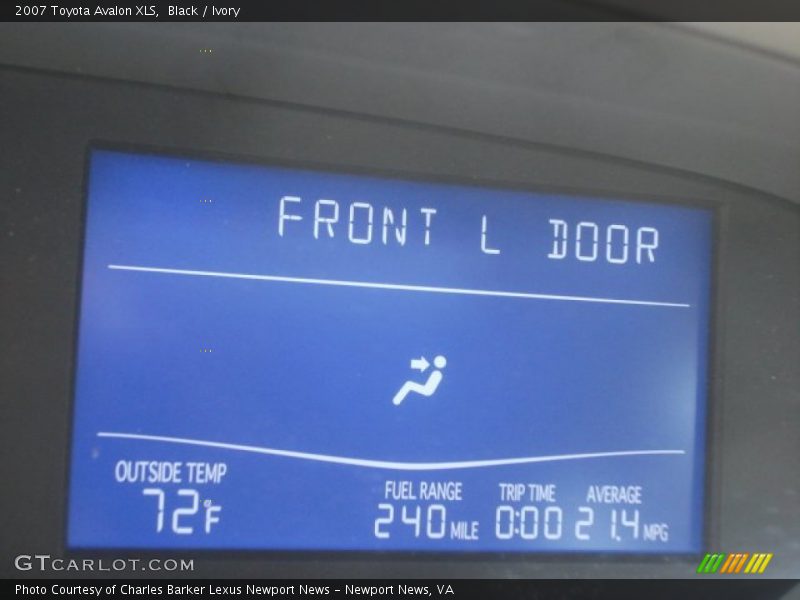 Black / Ivory 2007 Toyota Avalon XLS