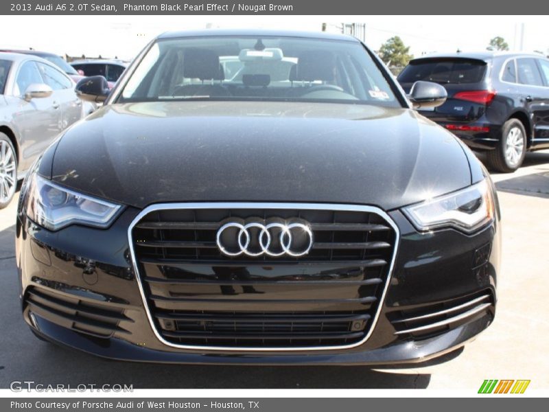 Phantom Black Pearl Effect / Nougat Brown 2013 Audi A6 2.0T Sedan