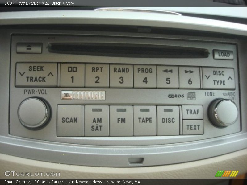 Black / Ivory 2007 Toyota Avalon XLS