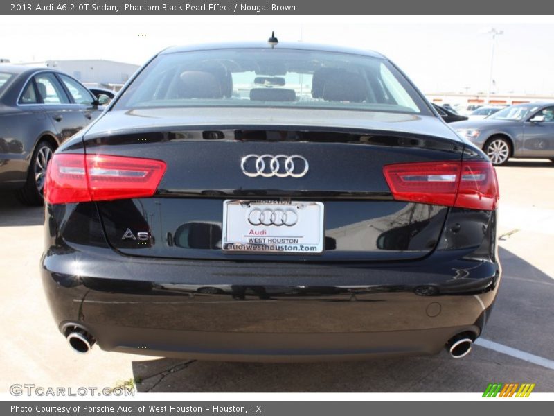 Phantom Black Pearl Effect / Nougat Brown 2013 Audi A6 2.0T Sedan