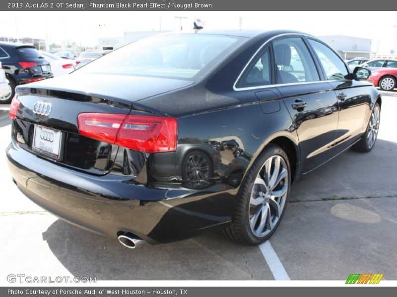 Phantom Black Pearl Effect / Nougat Brown 2013 Audi A6 2.0T Sedan