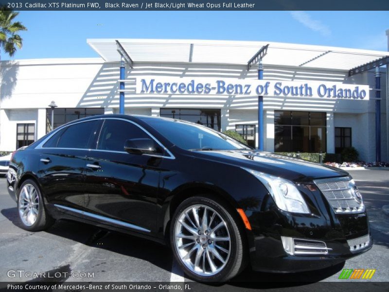 Black Raven / Jet Black/Light Wheat Opus Full Leather 2013 Cadillac XTS Platinum FWD